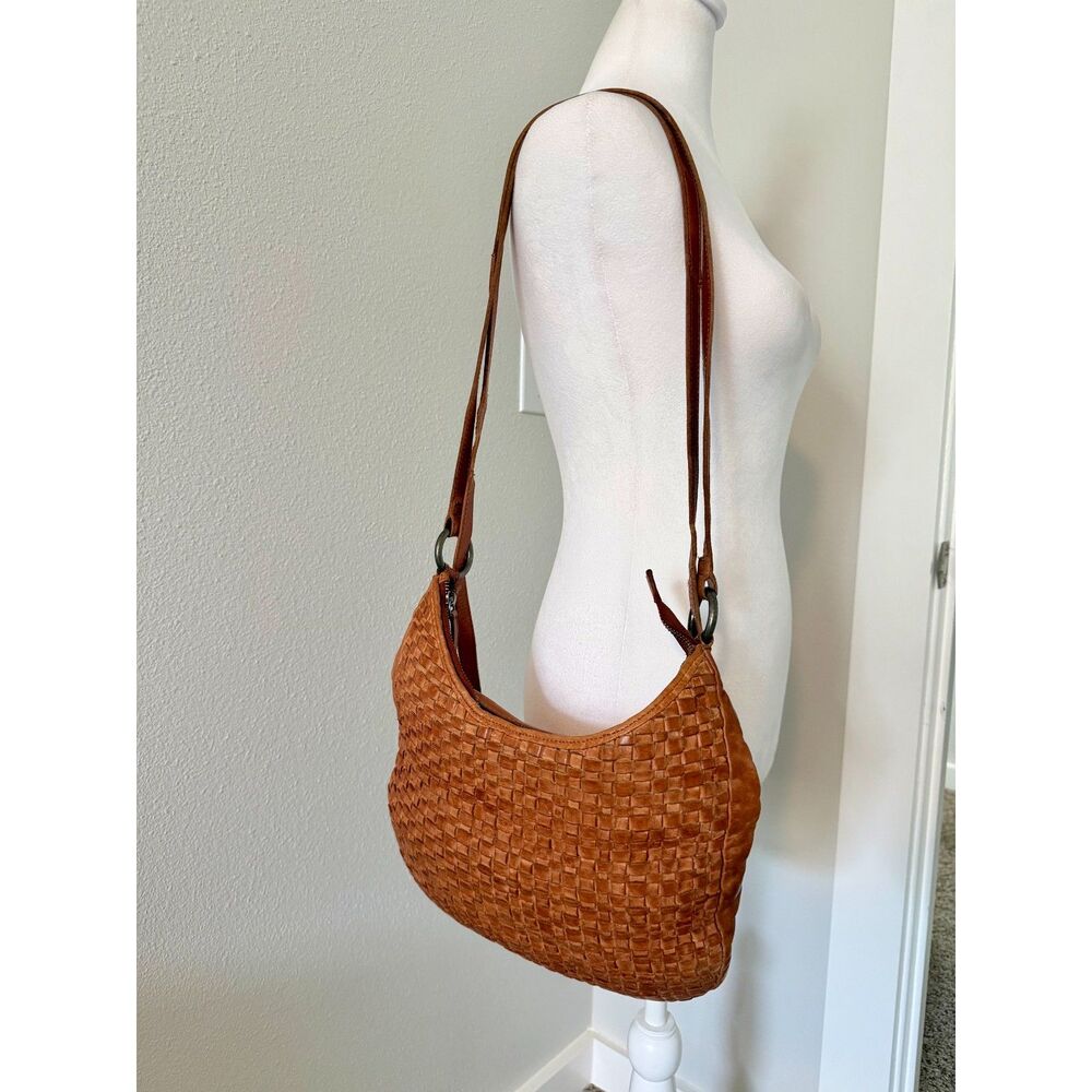 Vilenca Holland Shoulder Bag Convertible Backpack Woven Leather Purse Bohemian